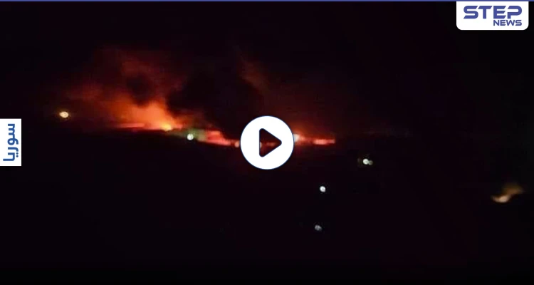بالفيديو|| قصف جويّ هو "الأعنف" على مواقع الميليشيات الإيرانية بـ ديرالزور يخلّف قتلى وجرحى