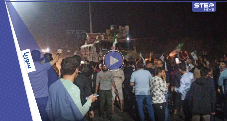 بالفيديو|| مظاهرات ترفض دخول تحرير الشام شمال حلب السورية.. وقطع للطرق أمام الأرتال التركية