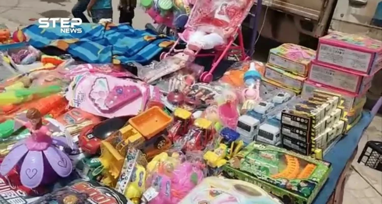 فرحة الأطفال في ثاني أيام عيد الفطر بمدينة الدانا شمالي إدلب