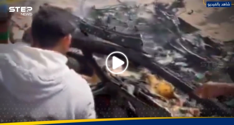 شاهد|| اللحظات الأولى لاغتيال مدير مباحث رفح ونائبه على يد إسرائيل