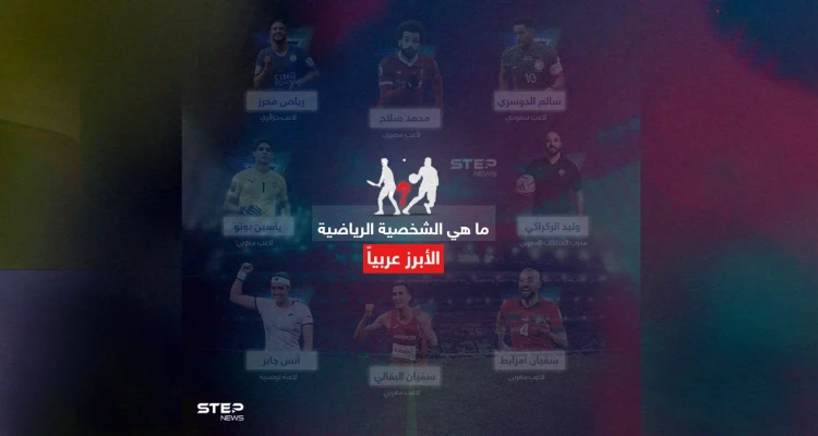 برأيك من هي الشخصية الرياضية العربية التي تصدرت المشهد لهذا العام؟