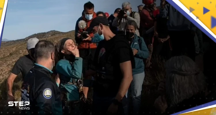 بالفيديو|| امرأة إسبانية تخرج من كهف أمضت فيه 500 يوم بمفردها