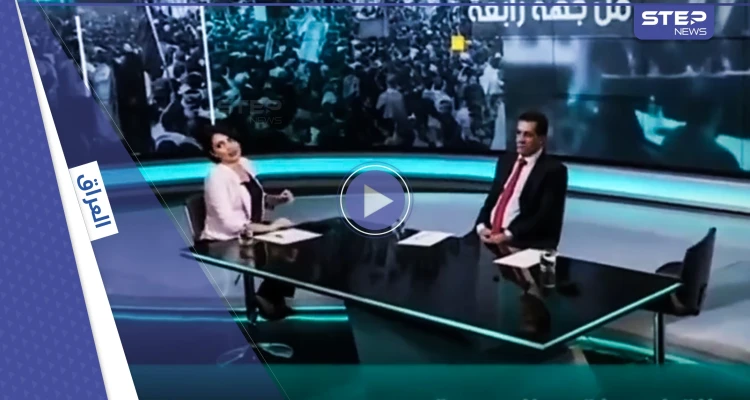 بالفيديو|| أنصار الصدر يقتحمون قناة تلفزيونية عراقية بسبب تصرف مذيعة
