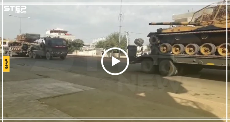 تعزيزات جديدة للجيش التركي باتجاه الحدود السورية التركية من جهة تل ابيض السوري