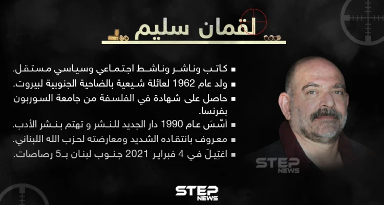 تعرّف على أبرز محطات حياة الناشط لقمان سليم