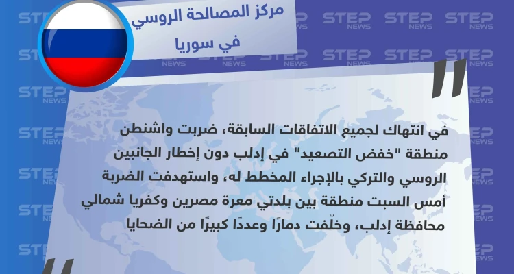روسيا تُعلّق على الضربة الأمريكية التي استهدفت تجمعًا لـ "حراس الدين" في إدلب.: أخبار