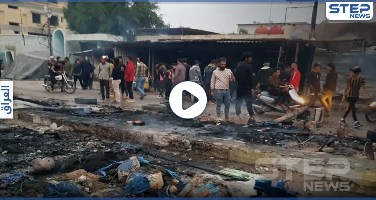 بالفيديو|| يوم دامٍ في قلب الناصرية جنوبي العراق عقب مواجهات بين محتجين وأنصار الصدر