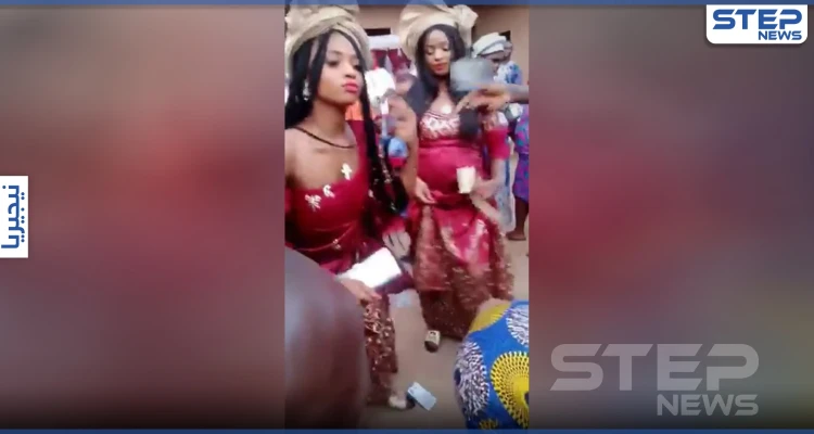 بالفيديو || إحداهما حامل.. شقيقتان تتزوجان من رجل واحد في نيجيريا