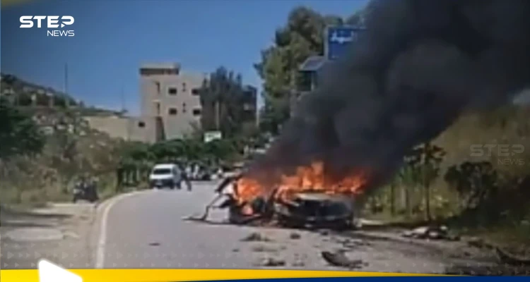 شاهد|| غارات إسرائيلية عنيفة جنوب لبنان.. وانفجار سيارة للجيش