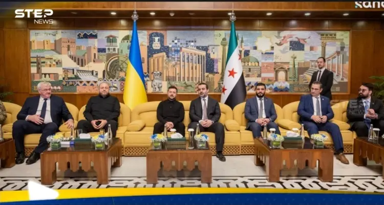 الرئيس الأوكراني في سوريا.. من استقبله من مطار دمشق!؟: أخبار