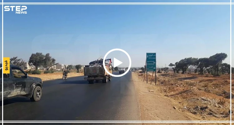 لليوم الرابع على التوالي من الهدنة الروسية تستمر قوافل النزوح باتجاه الحدود التركية