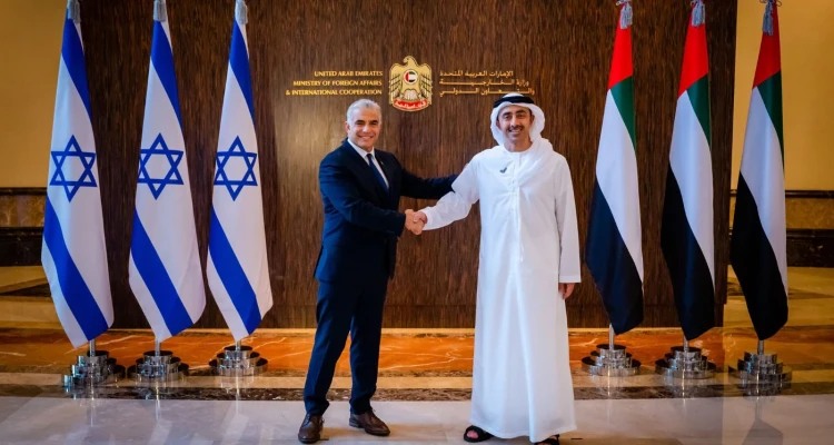 وزيرا خارجية الإمارات وإسرائيل يتفقان على عدة نقاط بينها ما يخص الصراع في الشرق الأوسط