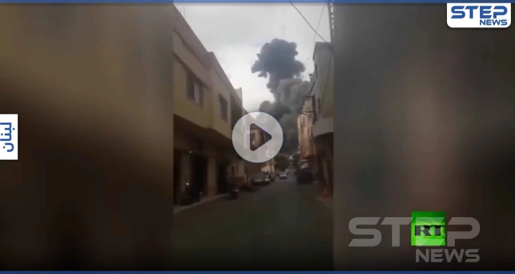 بالفيديو|| لقطات جديدة من انفجار عين قانا.. ومعلومات عن وجود معمل تصنيع متفجرات لحزب الله هناك