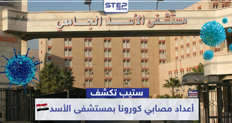 مصادر طبية تكشف لـ"ستيب" عن أعداد مصابي الكورونا بمستشفى الأسد الجامعي بدمشق