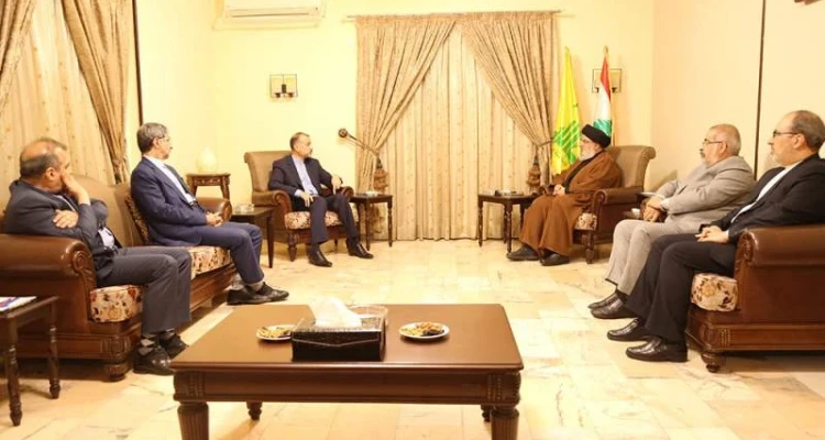 حسن نصرالله يلتقي وزير خارجية إيران ببيروت.. وبيان يكشف تفاصيل اللقاء
