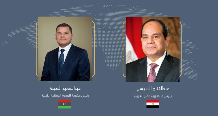 بعد نيل حكومته الثقة.. رئيس حكومة الوحدة الوطنية الليبية يتلقى اتصالاً هاتفياً من الرئيس المصري