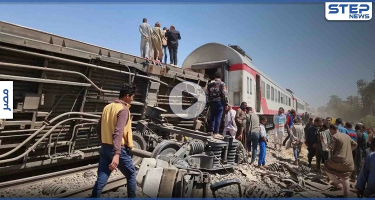 بالفيديو|| تصادم قطارين جنوب مصر يودي بحياة العشرات والحكومة المصرية تفتح تحقيقاً بالحادثة