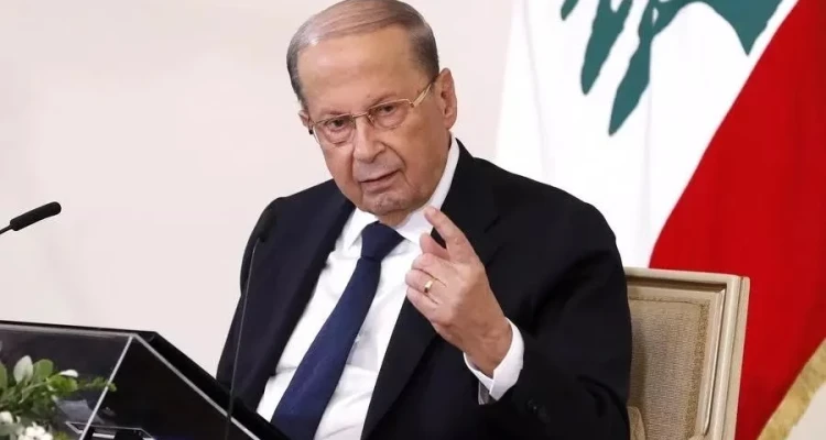 ميشيل عون يدعو إلى أمر في قضية الحدود البحرية المتنازع عليها مع إسرائيل