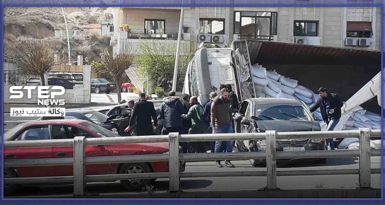 وفاة شخص وإصابات بحادث مروري في العاصمة دمشق (صور)