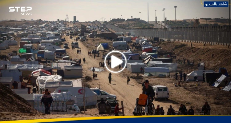 بالفيديو|| حريق وإطلاق نار قرب معبر رفح ومحاولات النازحين اقتحام الحدود المصرية