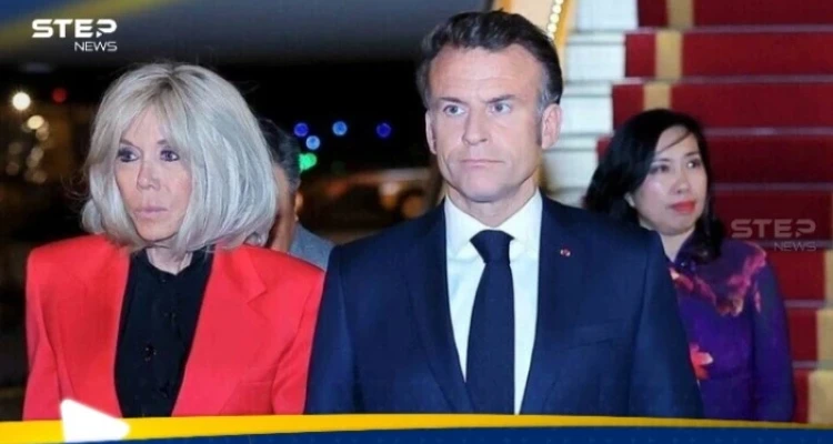 بالفيديو|| بعد الصفعة القوية.. زوجة ماكرون تحرجه مجددا أمام العلن بحركة