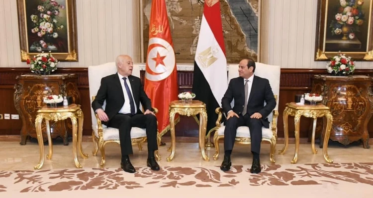 خلال مؤتمرٍ صحفي.. الرئيسان المصري والتونسي يناقشان ملفات هامة
