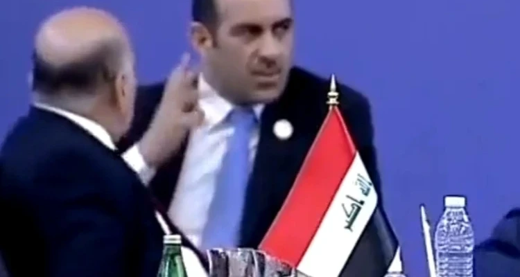 بالفيديو|| ردّة فعل مضحكة من المسؤولين العراقيين بعد سماعهم تصريح وزير خارجية إيران
