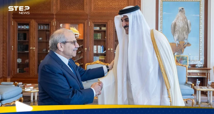 أمير قطر ورئيس وزراء لبنان