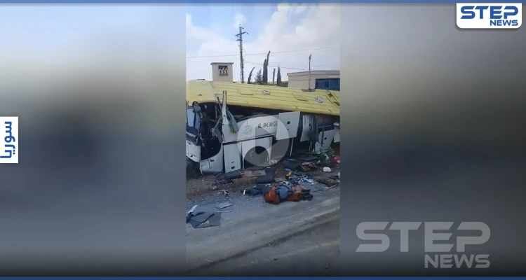 بالفيديو|| 15 قتيل من مقاتلي المعارضة السابقين التابعين لـ الفيلق الخامس المدعوم روسياً بتفجير في درعا