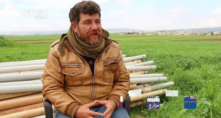 شاهد معاناة المزارعين وتضرر محصول القمح غربي حلب جراء الأمطار والسيول