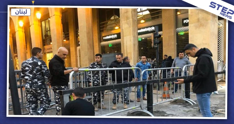 "جدار حديدي" حول مجلس النواب وسط بيروت يثير غضب المحتجين (شاهد)