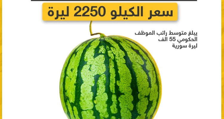 سعر البطيخة في دمشق.. ما سعرها في مدينتكم؟