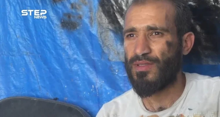 "حسن" شاب مهجر من مدينة اللاذقية افتتح محل لتركيب الغبر وصيانة السيارات .. تعرف على قصته