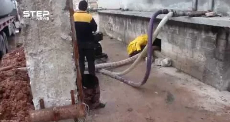 جولة لعدسة ستيب بعد الفيضانات التي ضربت مدينة الباب بريف حلب