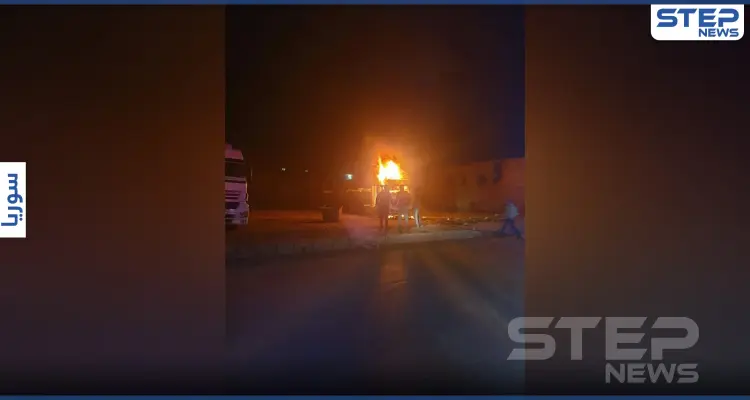 بالفيديو || انفجار شحن كبير قرب الفرن الآلي بمدينة الباب شرقي حلب: أخبار