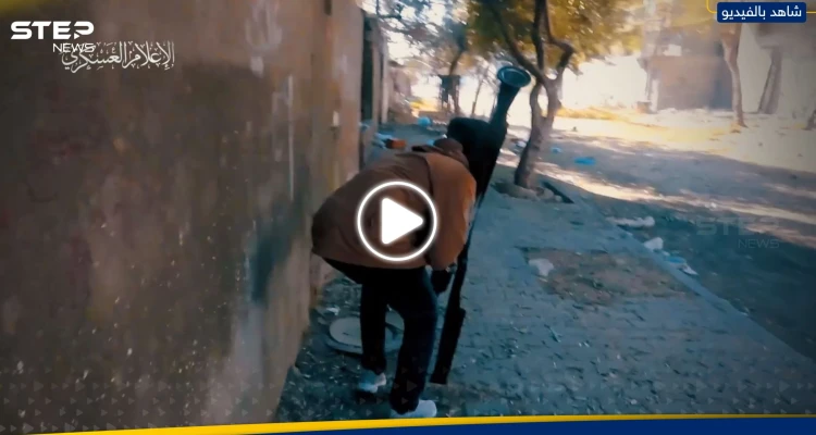 كتائب القسام تنشر مشاهد للحظة تدمير ناقلة جنود إسرائيلية في مخيم المغازي وسط قطاع غزة