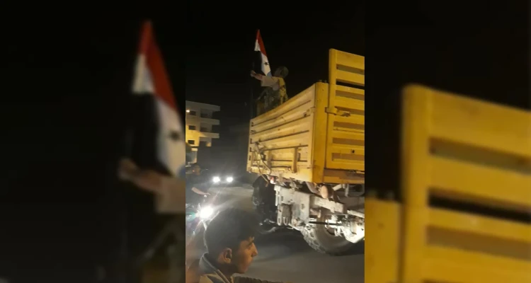 صور تظهر دخول قوات النظام السوري إلى مدينة عين العرب "كوباني"
