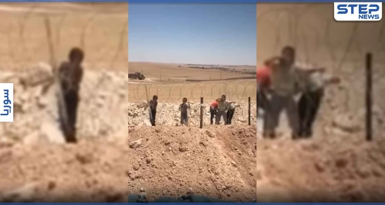 بالفيديو|| أطفال يرقصون على نغمات "الراب" بالقرب من سواتر نقطة أمريكية شمال سوريا