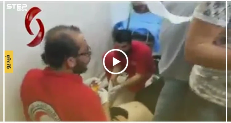 ضحايا القصف الإسرائيلي من داخل إحدى مستشفيات دمشق (فيديو)