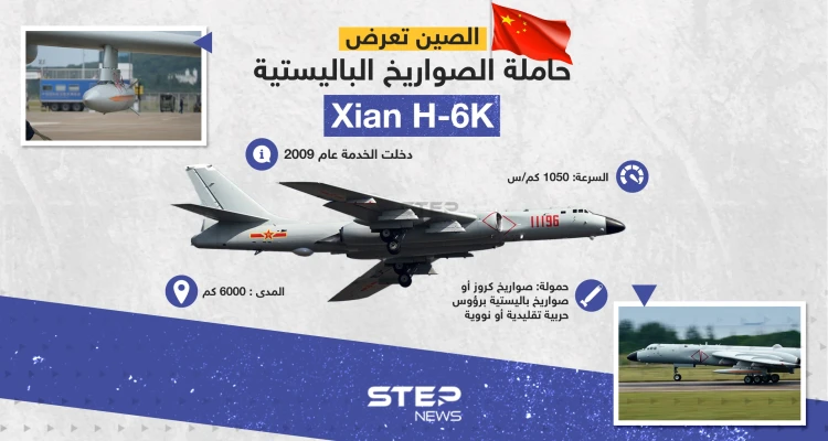 Xian H-6K، القاذفة الصينية الحاملة للصواريخ الباليستية