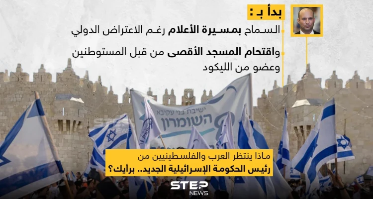 رئيس الوزراء الإسرائيلي الجديد (نفتالي بينيت) يبدأ سياسته بالتصعيد