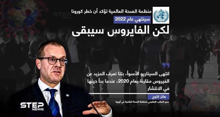 منظمة الصحة العالمية تعلن موعد نهاية فايروس كورونا