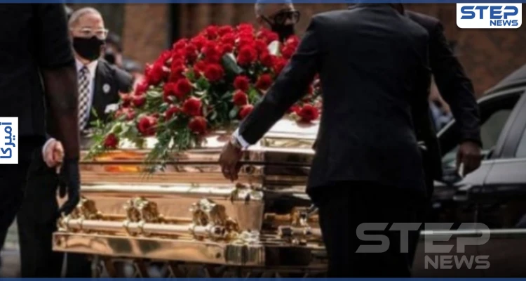 بالصور والفيديو "جورج فلويد" يُشيَع بنعش من الذهب.. إلى مثواه الأخير وسط استمرار الاحتجاجات