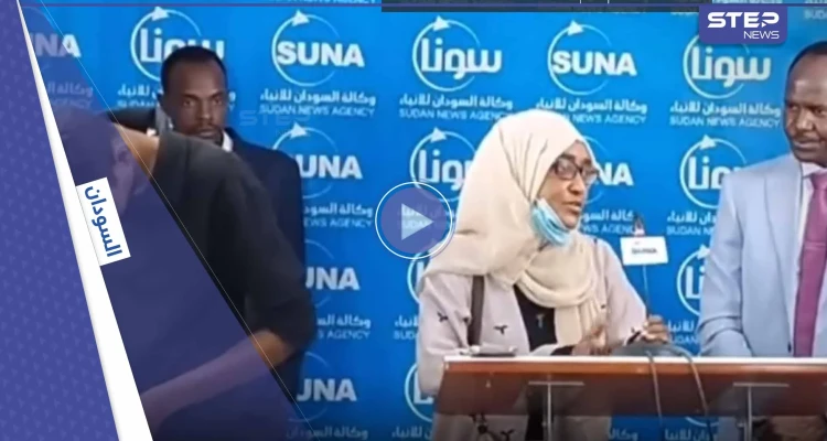 شاهد|| الصحفية صفاء الفحل ترمي سياسي سوداني بحذائها خلال مؤتمر صحفي.. "رسالة الشعب السوداني"