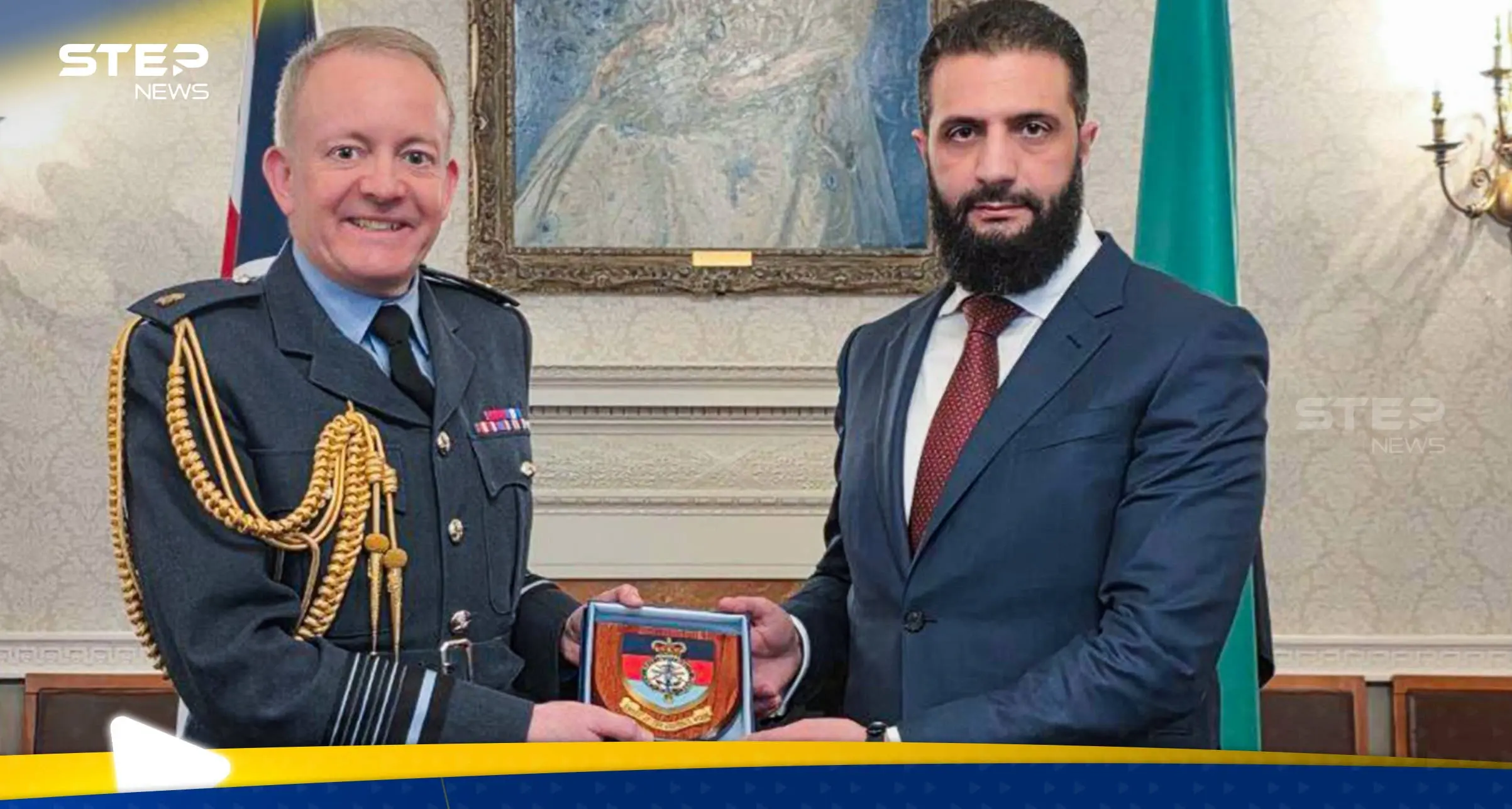 الرئيس الشرع ورئيس هيئة الأركان البريطاني