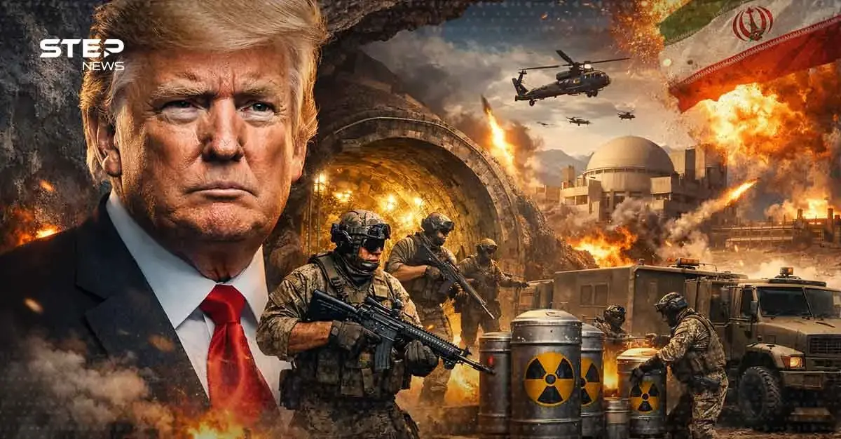 خطة سرية لترامب للاستيلاء على اليورانيوم الإيراني.. عملية عسكرية قد تغيّر موازين الحرب