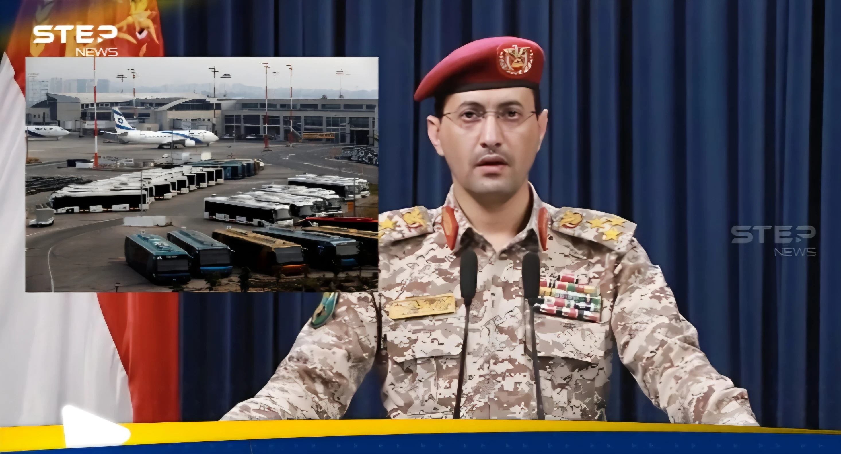ميليشيا الحوثي تعلن استهداف مطار بن غوريون الإسرائيلي بهذا السلاح