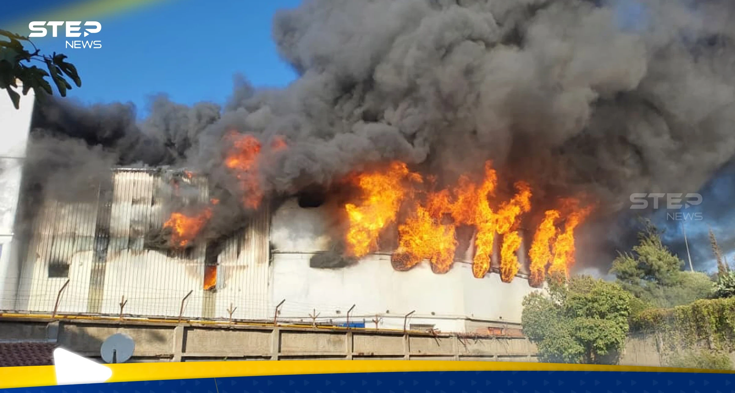 حريق هائل في العاصمة الجزائرية