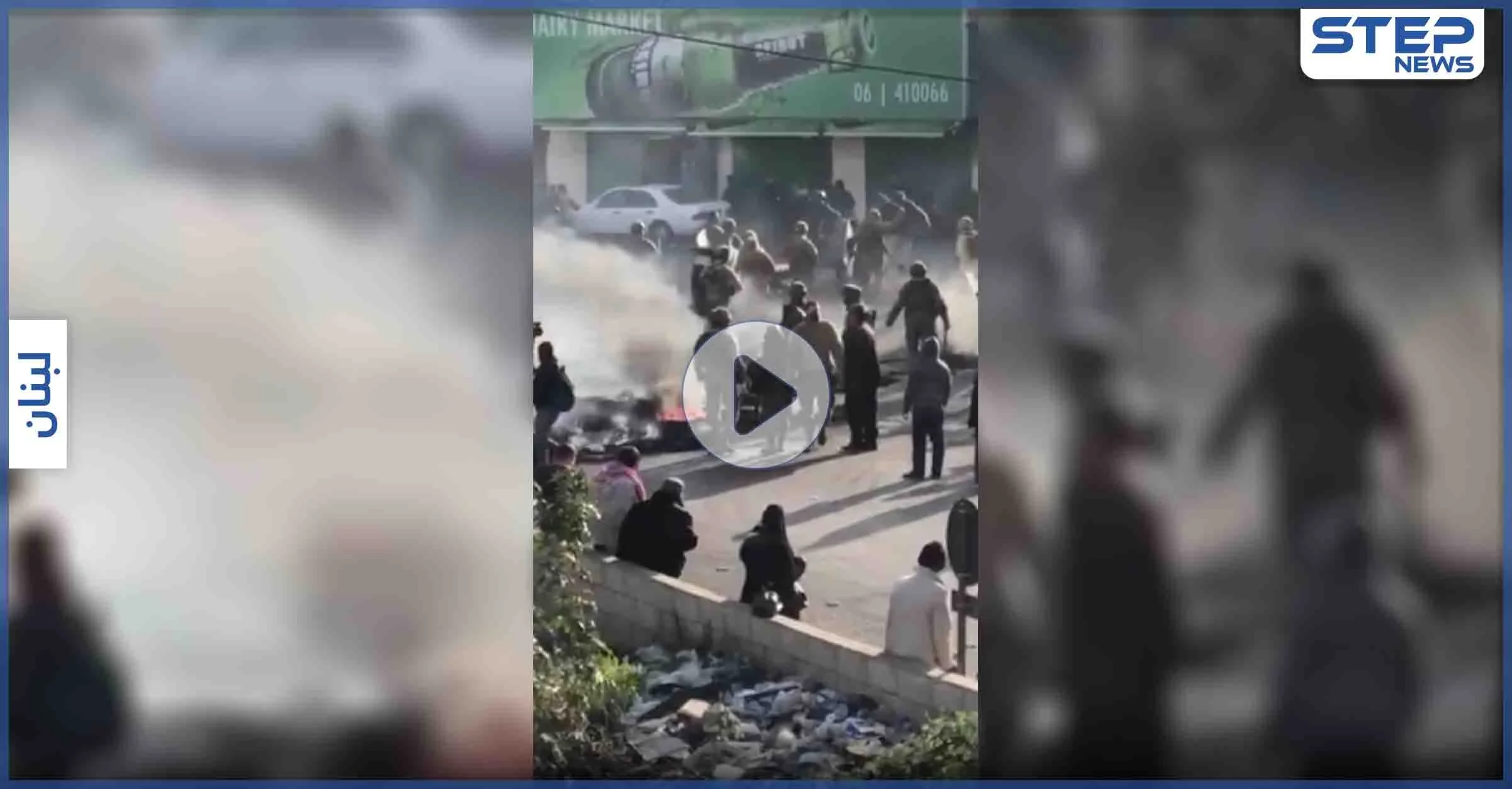 بالفيديو || محاولات "انتحار" وصدامات مع الجيش في احتجاجات غاضبة بلبنان