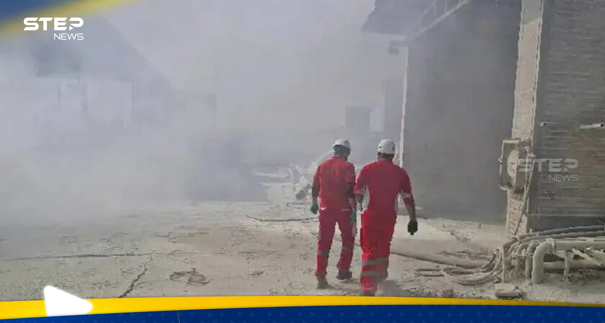 بالفيديو|| حريق ضخم في مصفاة نفط "بارسيان" الإيرانية بمدينة إيوانكي وإصابة 3 عمال